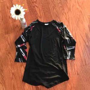 LULAROE Lipstick Shirt